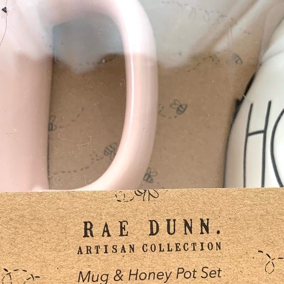 Rae Dunn mug and honey pot set - Picture 4 of 4